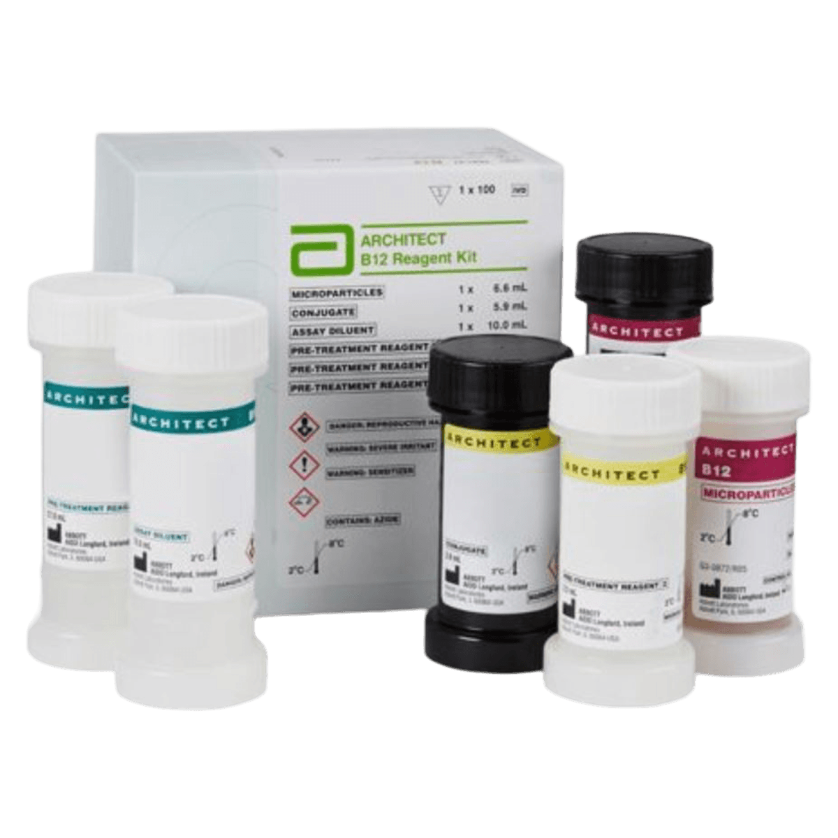Abbott B12 Reagent Kit, 100 Tests, 01KT0J0ADPTXQ91FC76GD51DQX