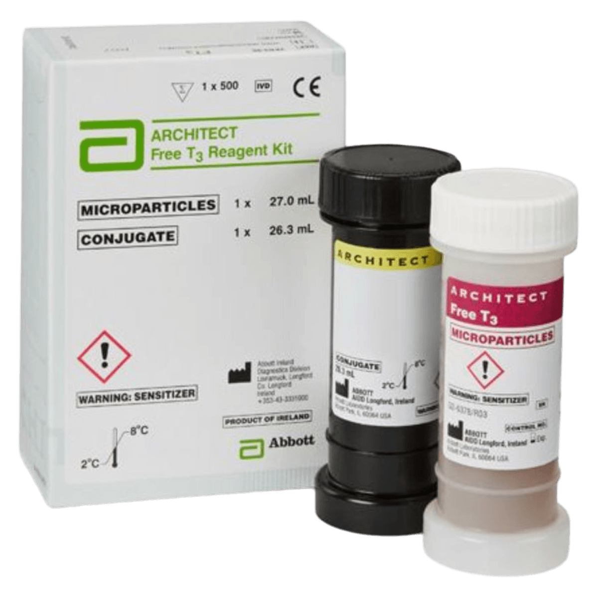 Abbott Free T3 Reagent Kit, 500 Tests, 01KT0J08VA5BCDZYYJEF3NQ7NA
