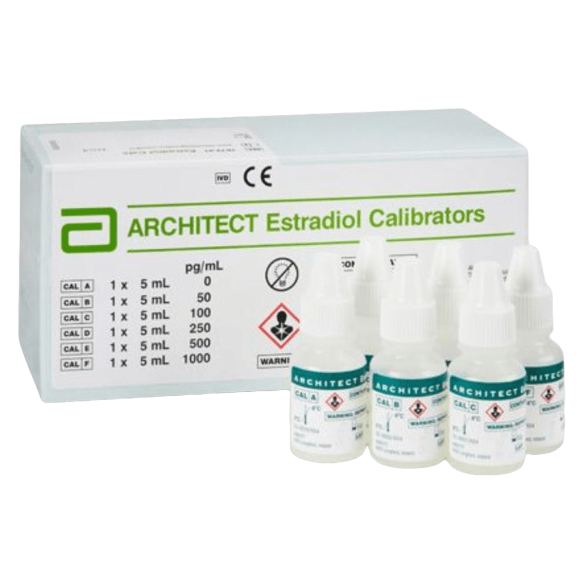 Abbott Architect Estradiol Calibrator Kit, 6 x 5 mL