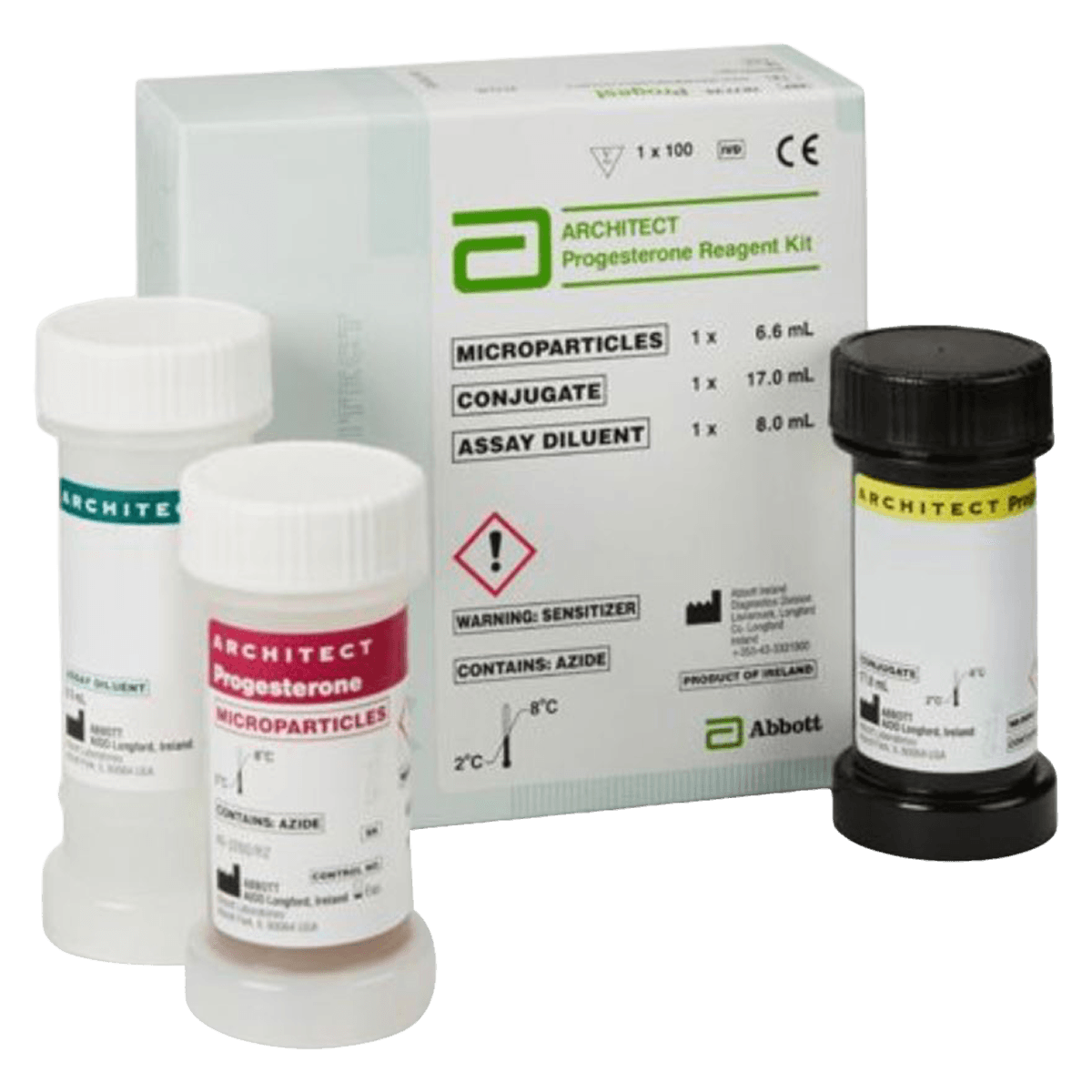 Abbott Architect Progesterone Reagent Kit, 100 Tests, 01KT0J08Q888XJEZN7HYRCX43P