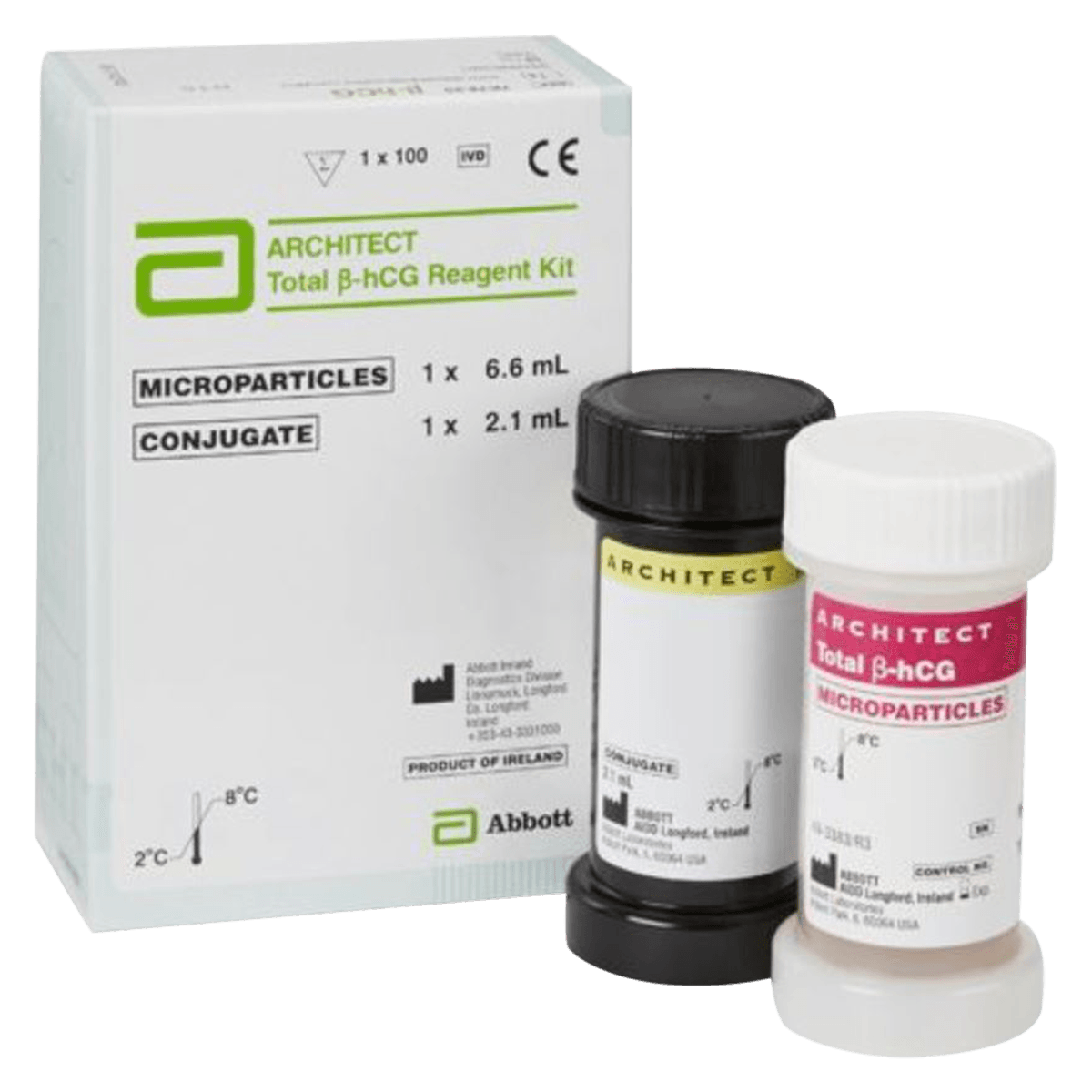 Abbott Architect Total Beta hCG Reagent Kit, 100 Tests