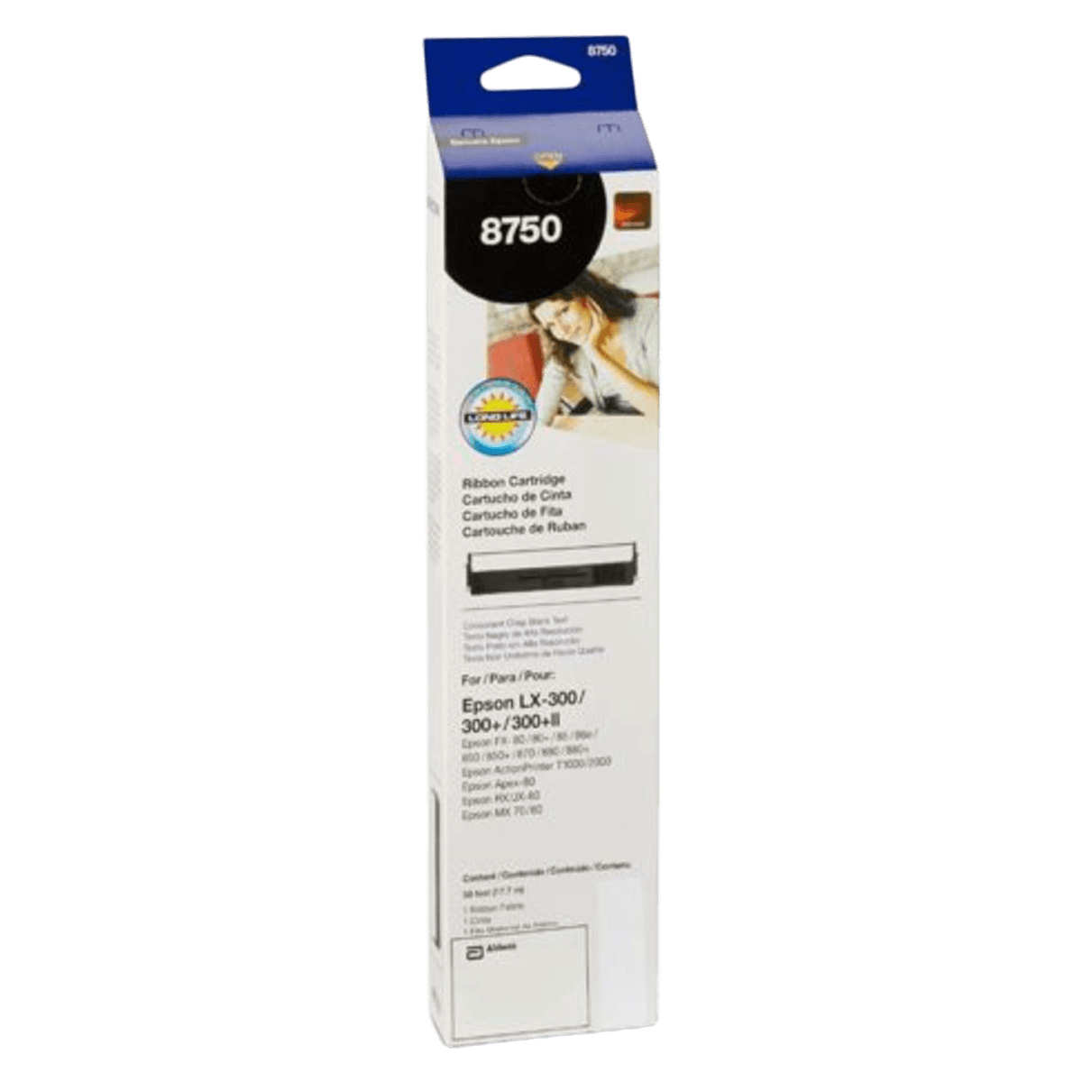 Epson LX-300+ II Printer Ribbon, 240V, Each