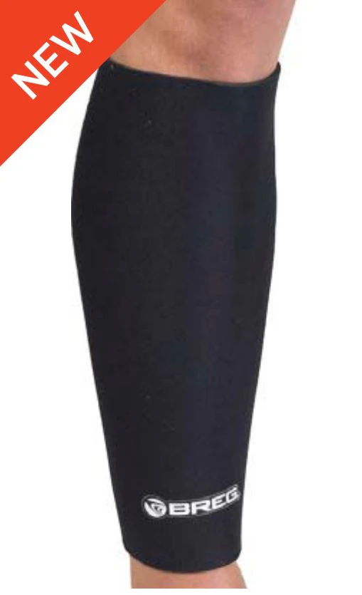 Breg Sleeve Calf Neoprene Support, Adult Medium (14-15"), Left/Right