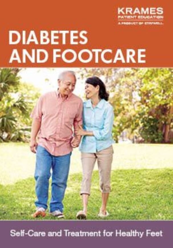 Krames Communications Diabetes & Foot Care Educational Pamphlet, 16-Page, 01KT0J07A5DND3D2017NVC7FW2