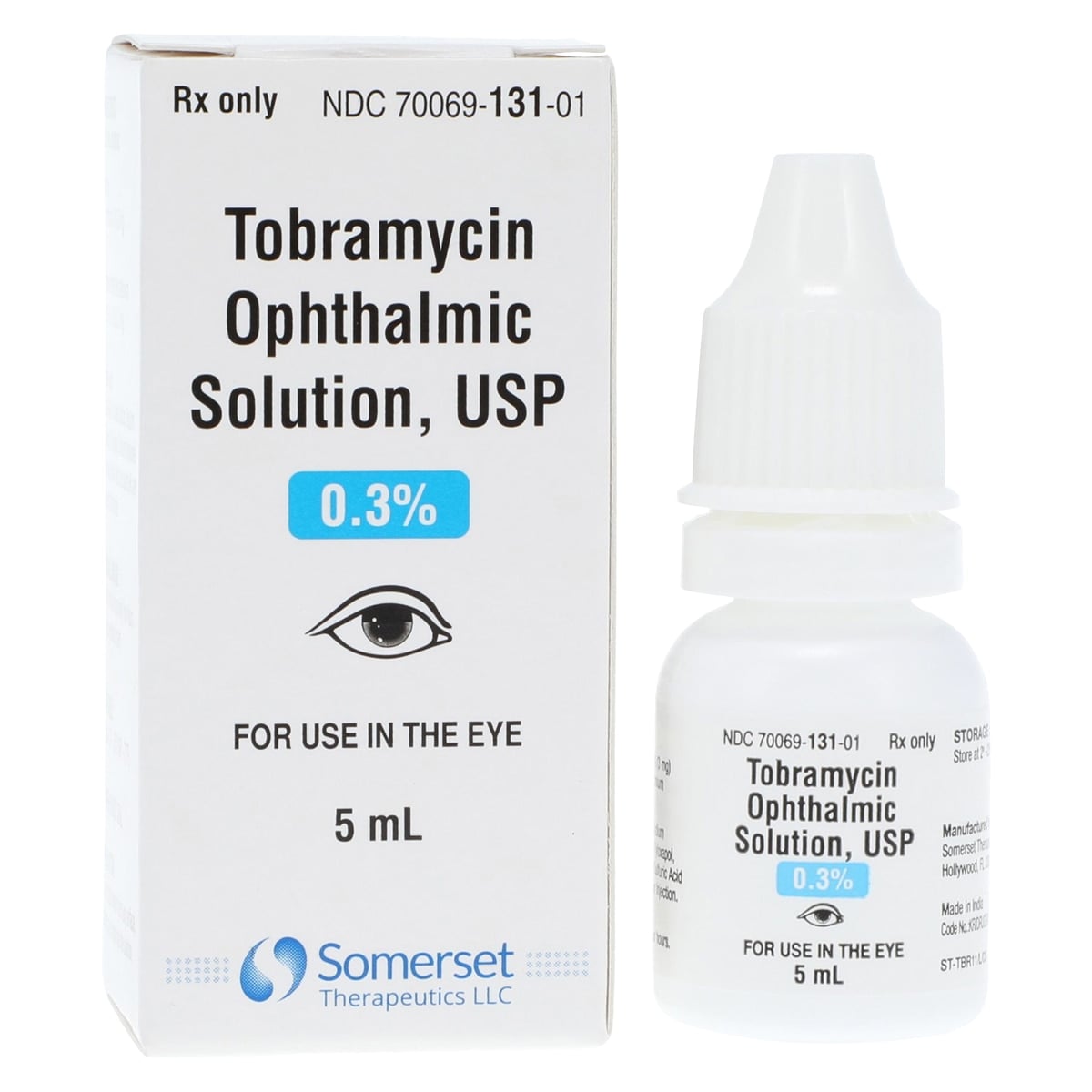 Tobramycin Ophthalmic Solution 0.3%, 5mL Bottle