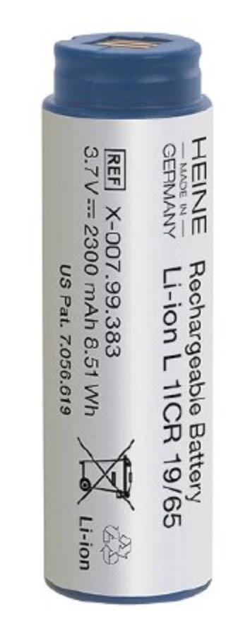 Heine Lithium-Ion Rechargeable Battery for Laryngoscope Handle, Each