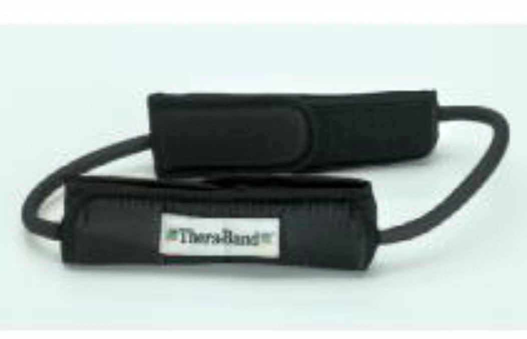 TheraBand Advanced Resistance Tubing, Black, 12" Length