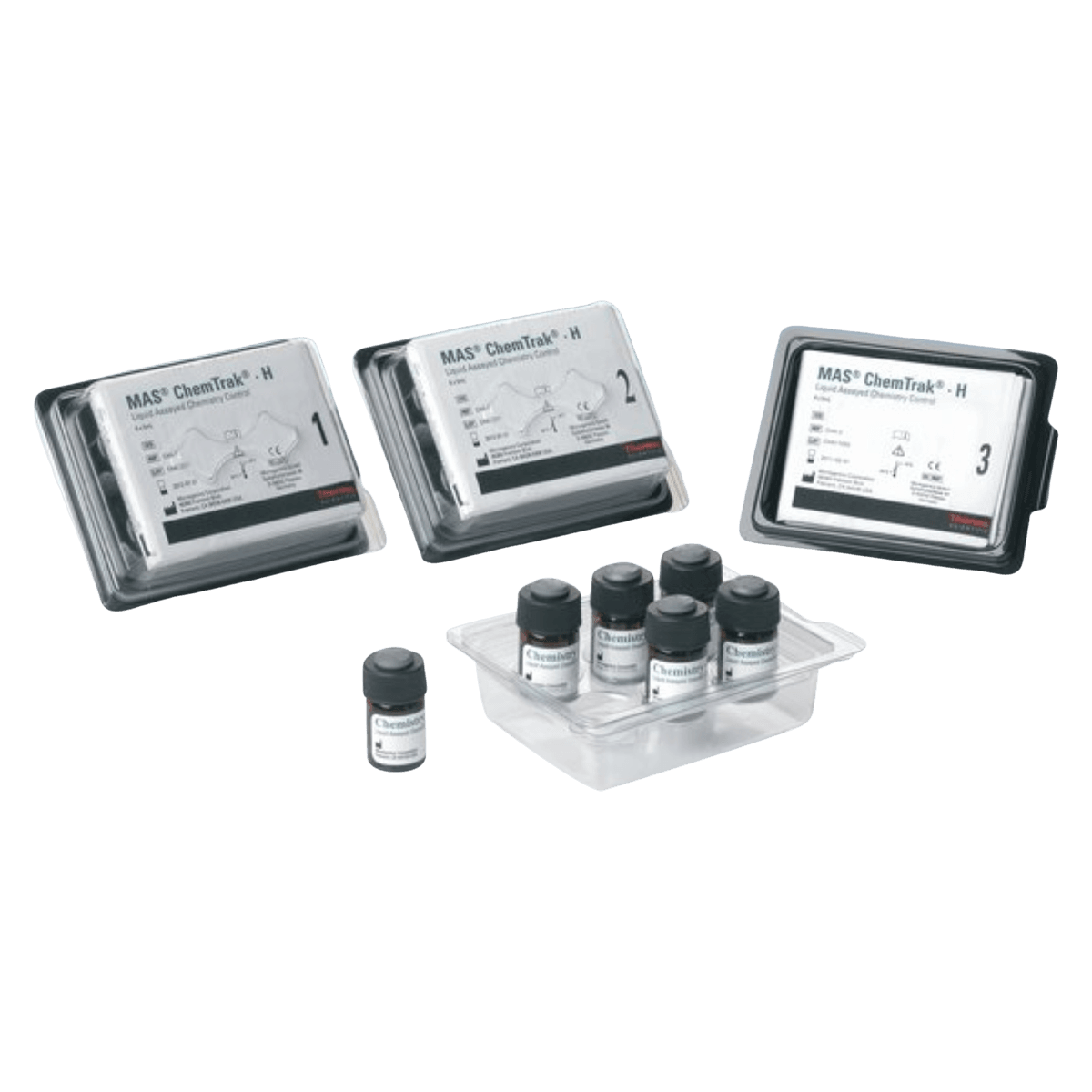 MAS chemTRAK Level 3 Control, 6 x 5 mL, For Analyzer