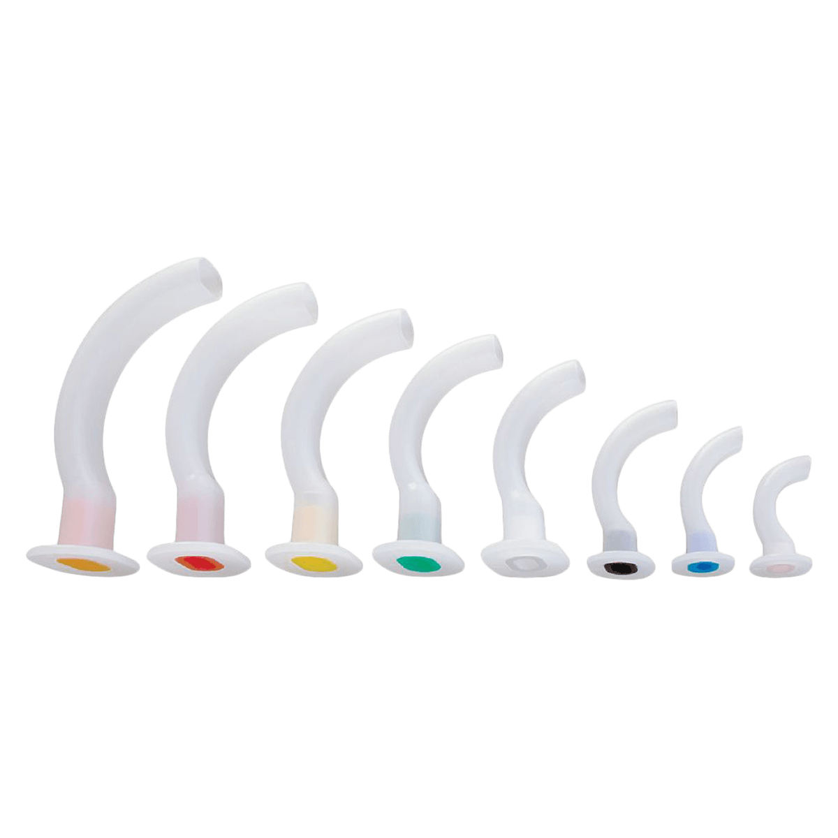 SunMed Guedel Sunsoft Disposable Airway, Size 3, Small Adult, 80mm, 10/Package