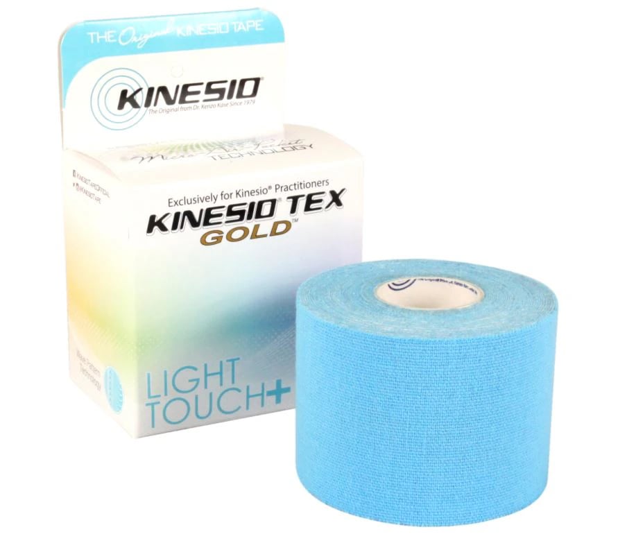 Kinesio Tex Gold Kinesiology Tape, Cotton, 2" x 16.4', Blue, 12/Case