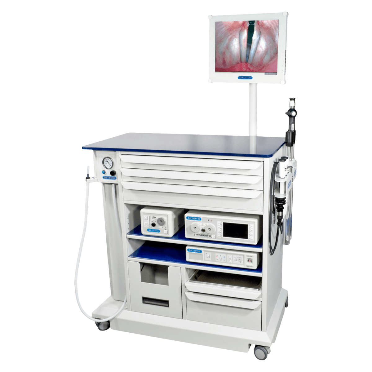 Otosmart ENT Treatment Cabinet, 3 Drawers with Pump