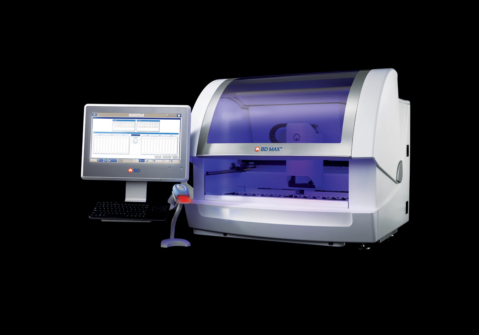BD MAX System Instrument, Molecular Testing Equipment, 1-24 Samples per Run, 144 Samples per Shift