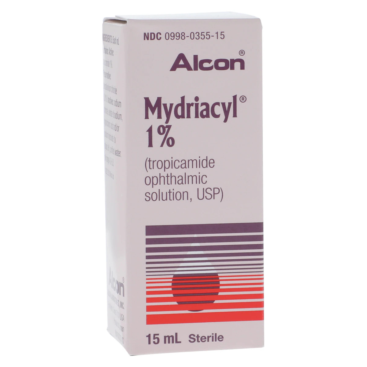 Mydriacyl (Tropicamide) Ophthalmic Solution 1%, 15 mL Bottle