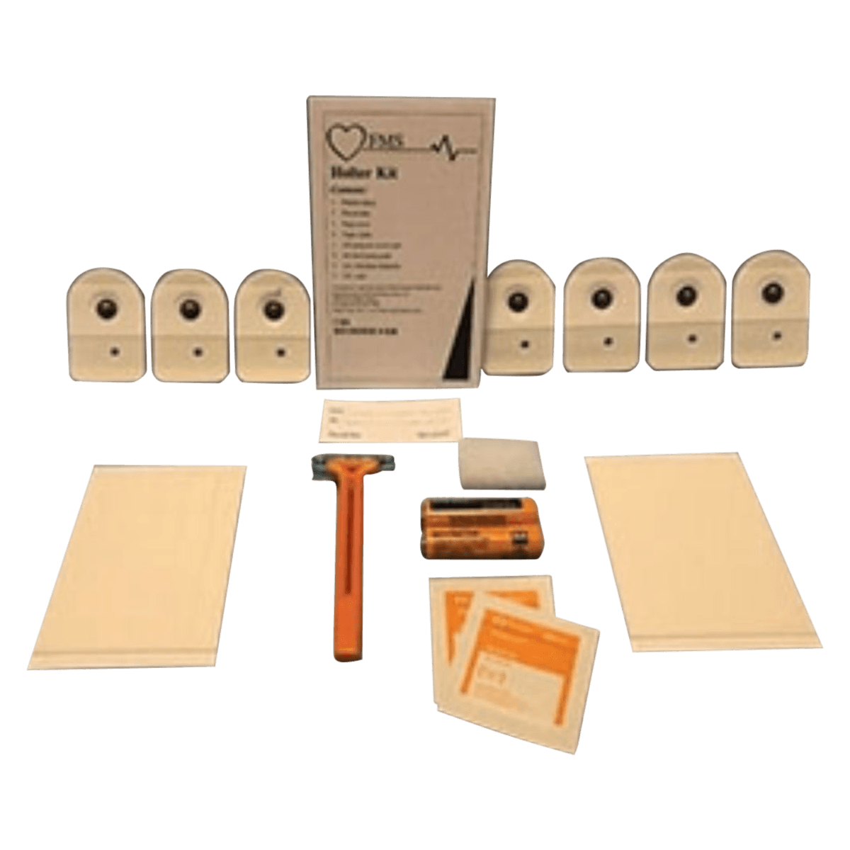 FMS Holter Kit 828, Disposable, White, 20/Case