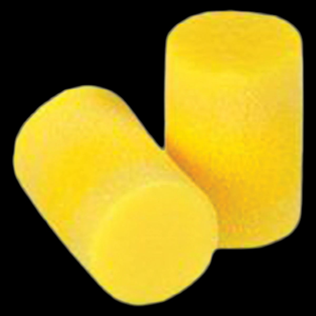E-A-R Classic Uncorded Earplugs, Small/Cylinder Shape, Yellow PVC, Single Use, 2000/Case