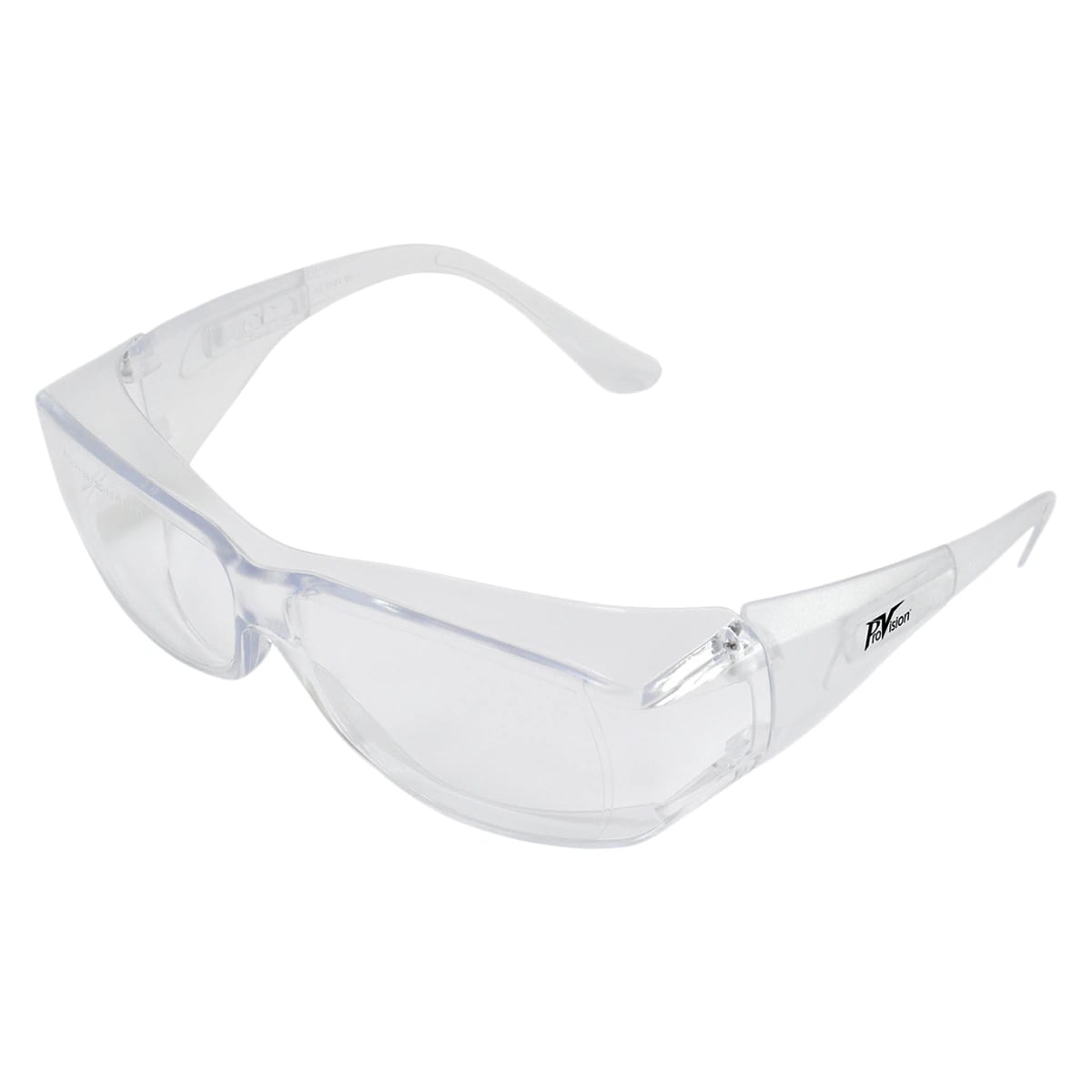 ProVision Eyesaver Sleeks Safety Eyewear, Clear Frame/Clear Lens, Universal Fit, 1 Pair, 17SLK