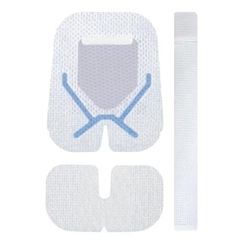 Medline SorbaView Shield Fabric/Film IV Catheter Dressing, 2.25 x 2.625 in, Sterile, Adhesive with Absorbent Pad, Latex-Free