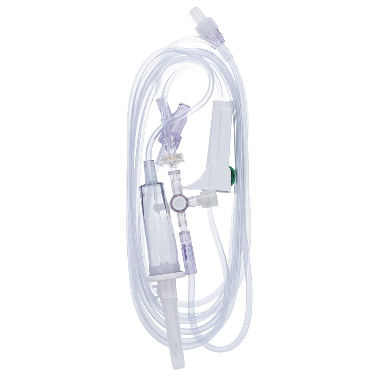 B. Braun IV Administration Set, 15 Drops/mL, 121" Tubing, with Caresite LAD, Sterile, Latex-Free, 50/Case