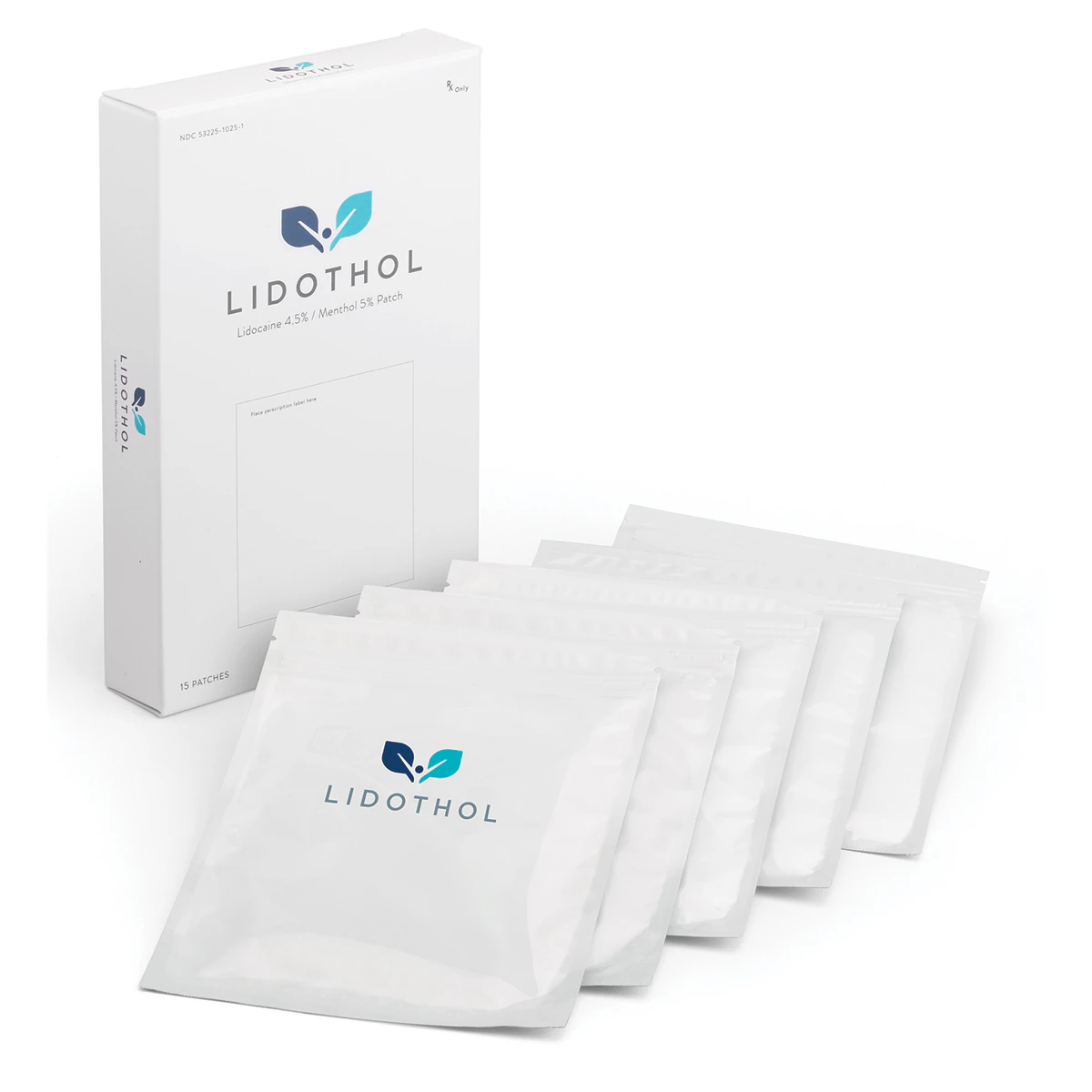 Lidothol Topical Patch 4.5%/5%, 15 Patches per Pouch, Terrain Pharmaceuticals