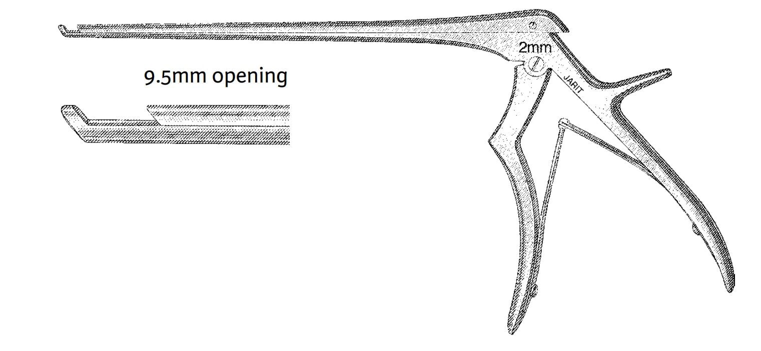 Jarit Kerrison Rongeur, 8" Micro, for Eye-Q