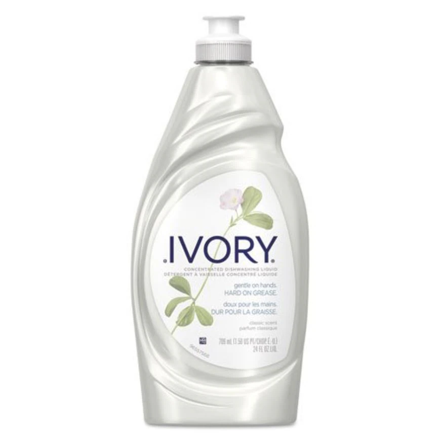 Dish Detergent, Classic Scent, 24 oz Bottle, 10/Ctn