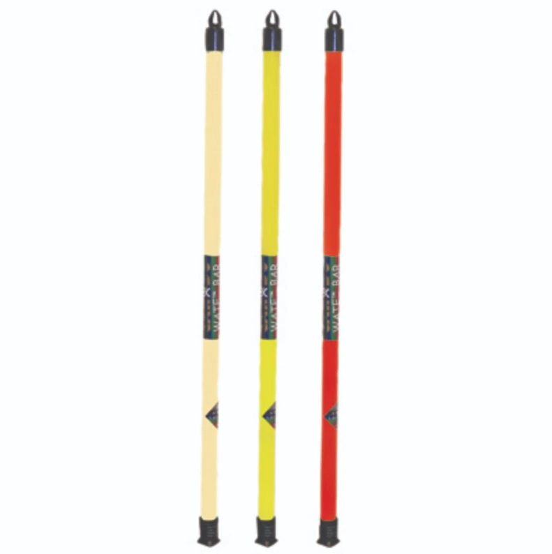 CanDo Slim WaTE Weight Bar Set, 1 lb, 2 lb, 3 lb, 3-Piece Set (Tan/Yellow/Red)