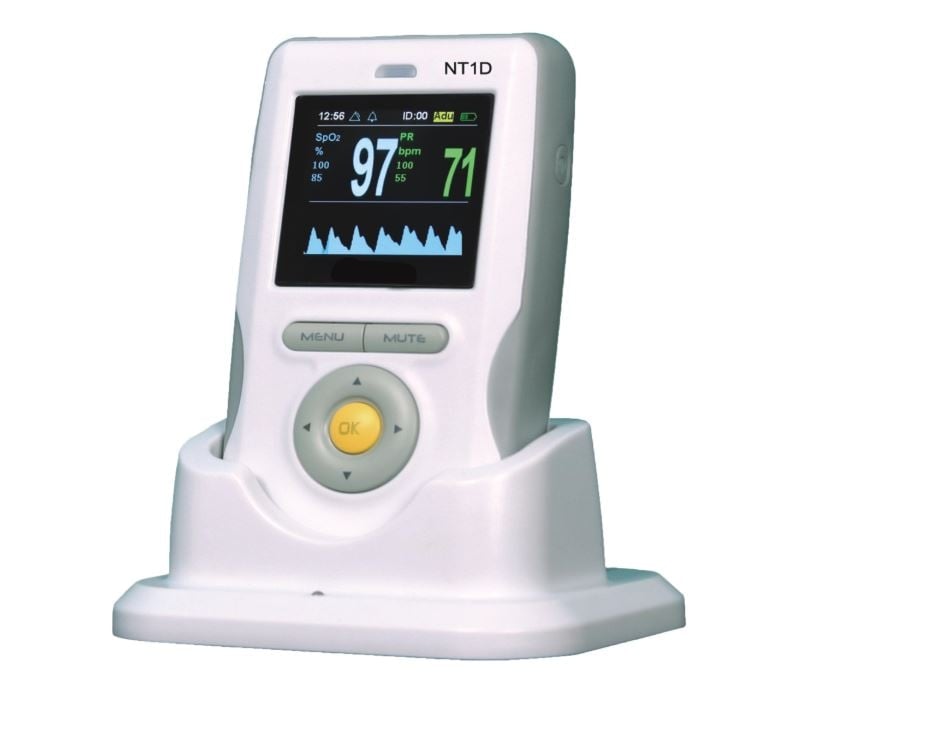 Solaris Medical Technology Handheld Mainstream CO2 Monitor / Capnograph with Pulse Oximeter