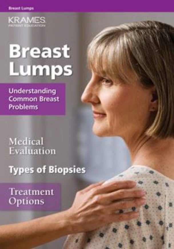 Krames Communications Breast Lumps Patient Education Booklet, English, 16 Pages, Multicolor, Each