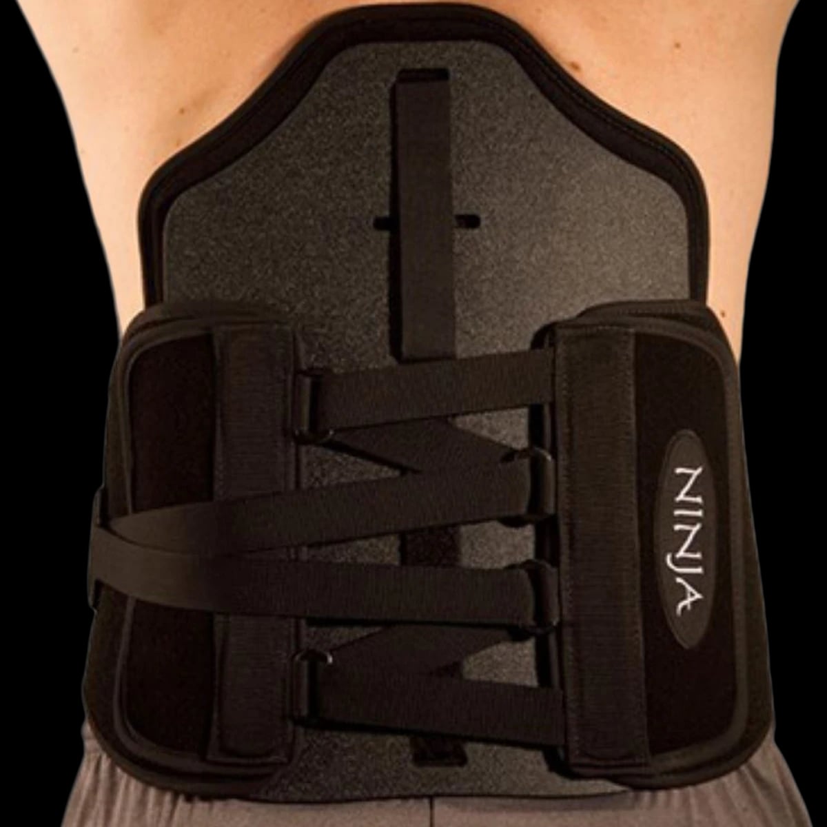 Breg Ninja LSO Lumbar Sacral Orthosis Brace, Elastic/Neoprene, Medium, 32-46"