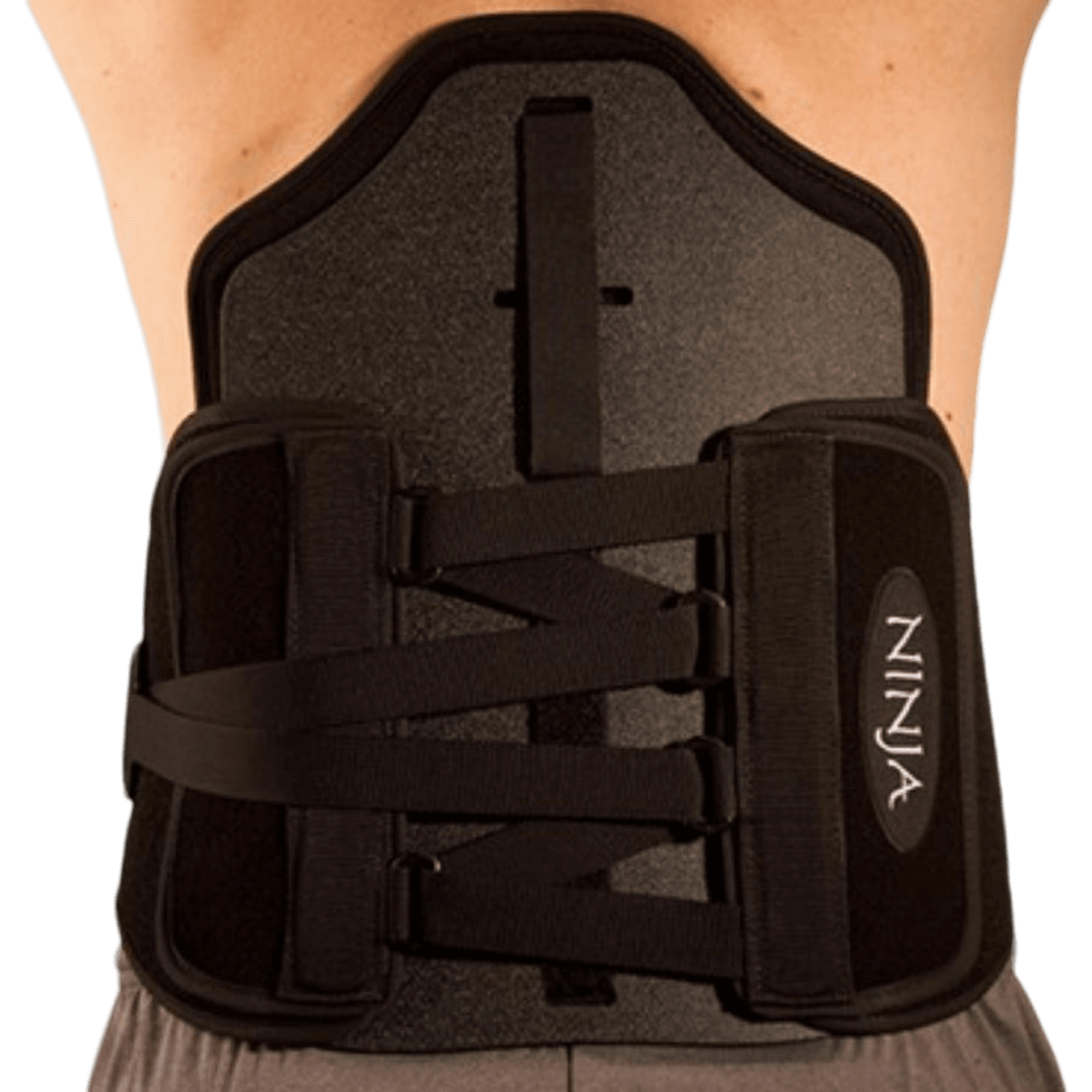 Breg Ninja LSO Lumbar Sacral Orthosis Brace, Elastic/Neoprene, Adult, Large, 32-46"