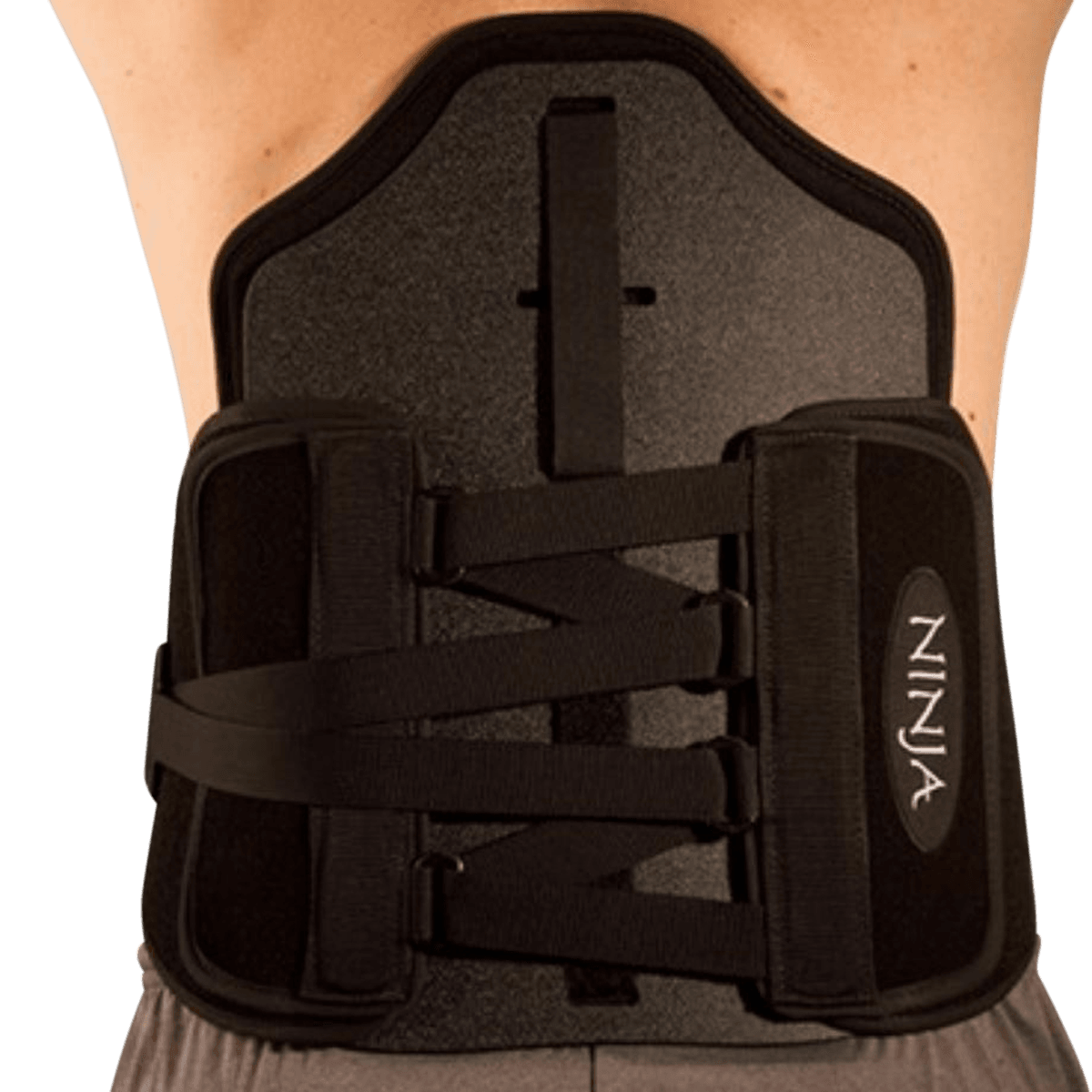 Breg Ninja LSO Lumbar Sacral Orthosis Brace, Standard, X-Large, Elastic/Neoprene, 32-46"