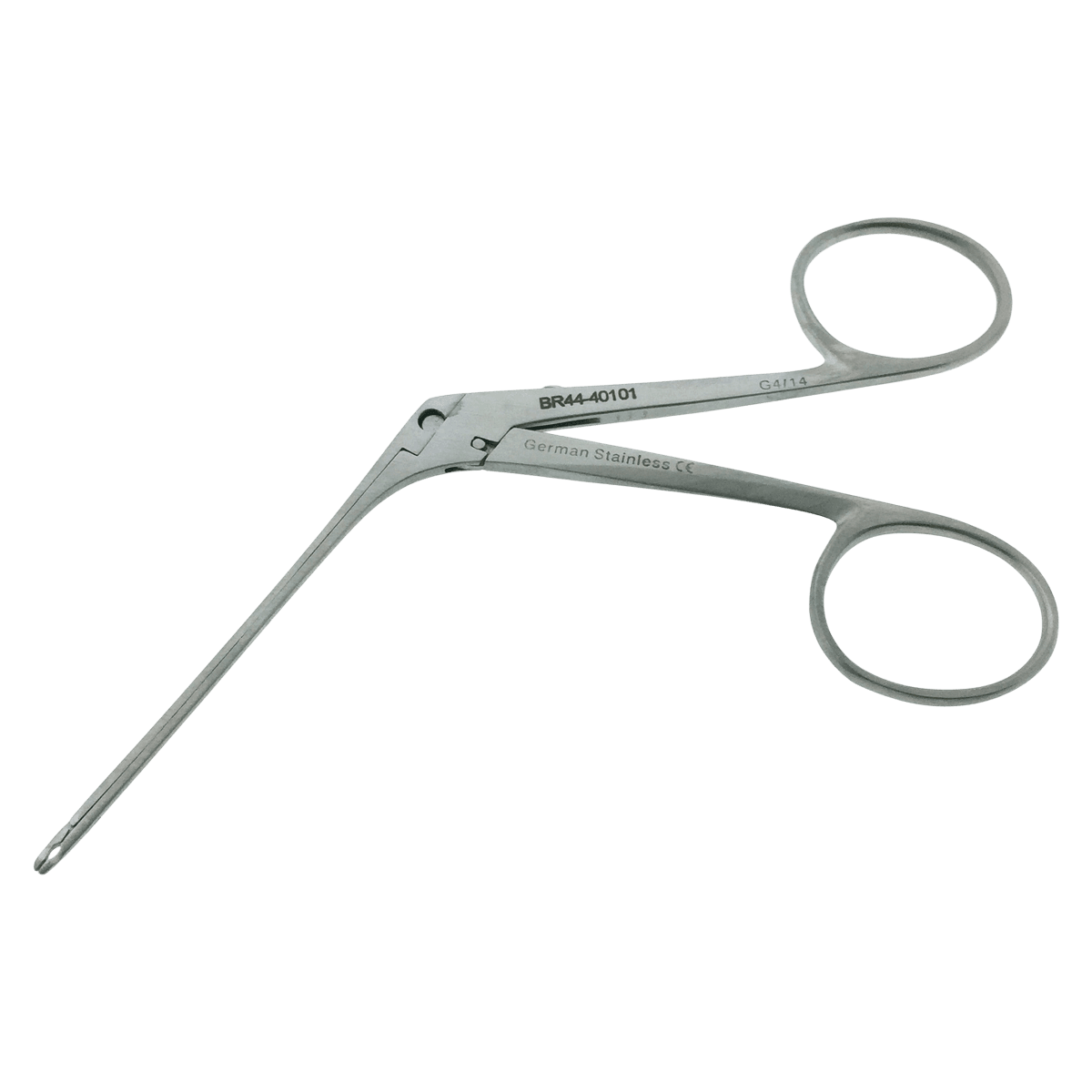 BR Surgical Alligator Forcep, Straight, Oval Cup, 3-1/4"