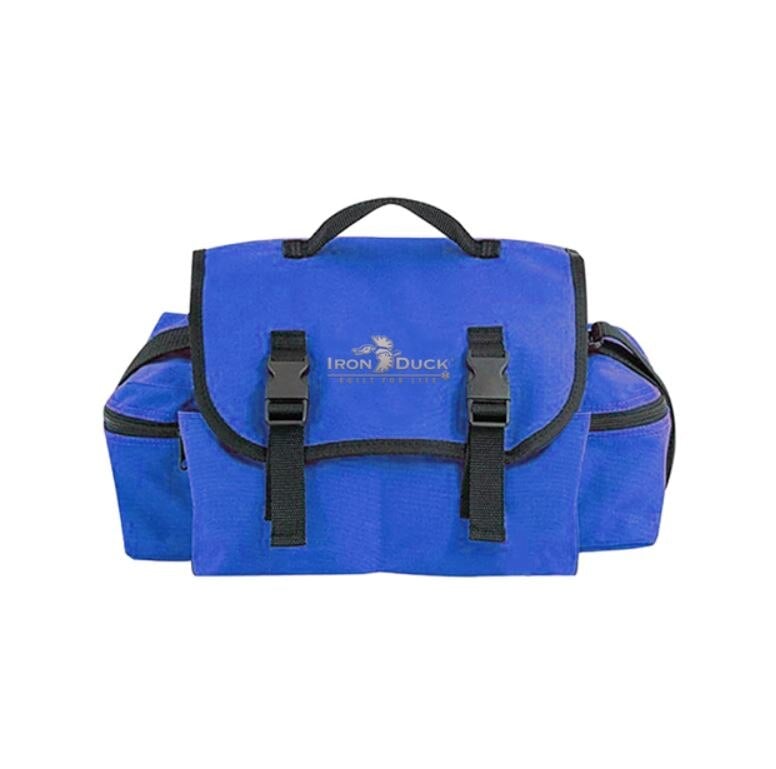 Fleming Industries Standard Trauma Bag, 17" x 9" x 7", Navy Blue, Zipper/Quick Release Buckle Closure, Nylon Web Handles/Shoulder Strap