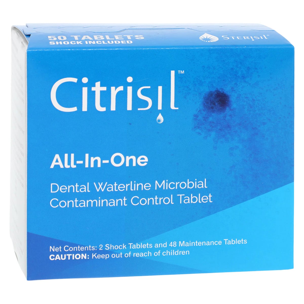 Citrisil White Waterline Maintenance Tablets (48) with 2 Shock Tablets for 0.7–1L Bottles, CS-50-W