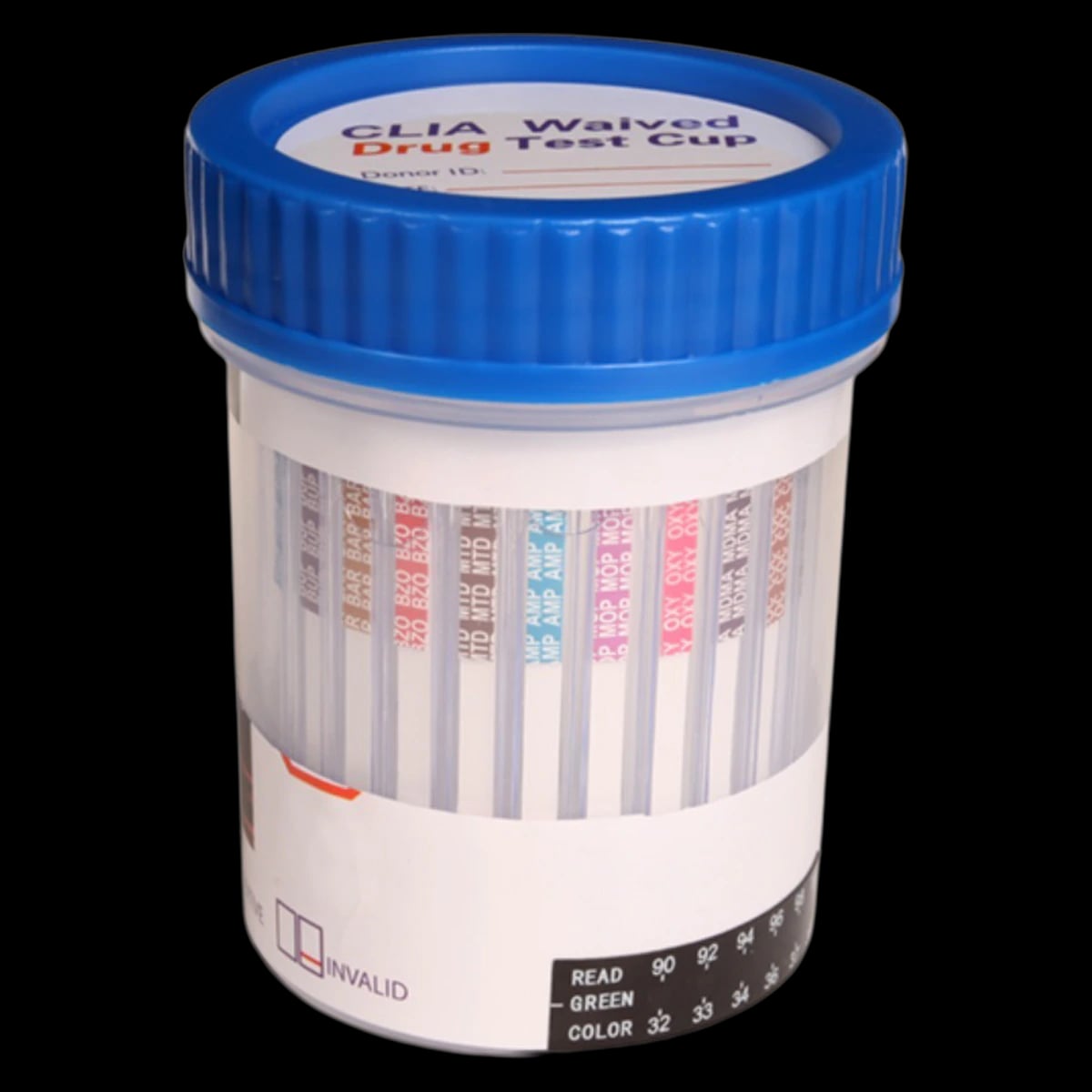 Alere Toxicology 12 Panel Drug Screen Cup, CLIA Waived, Clear, 25/Box