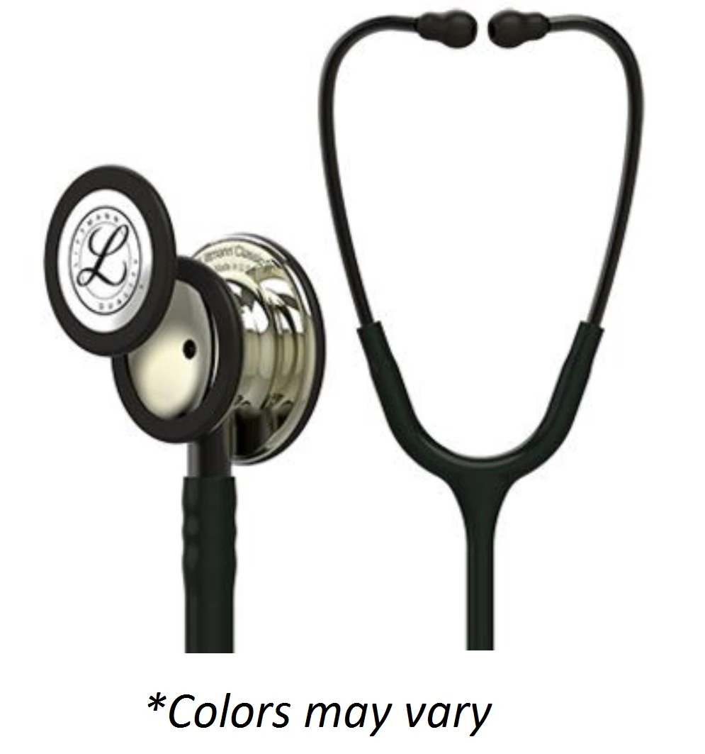 3M Littmann Classic III Stethoscope, Adult/Pediatric, Champagne/Burgundy, Single Lumen Tubing, 28"