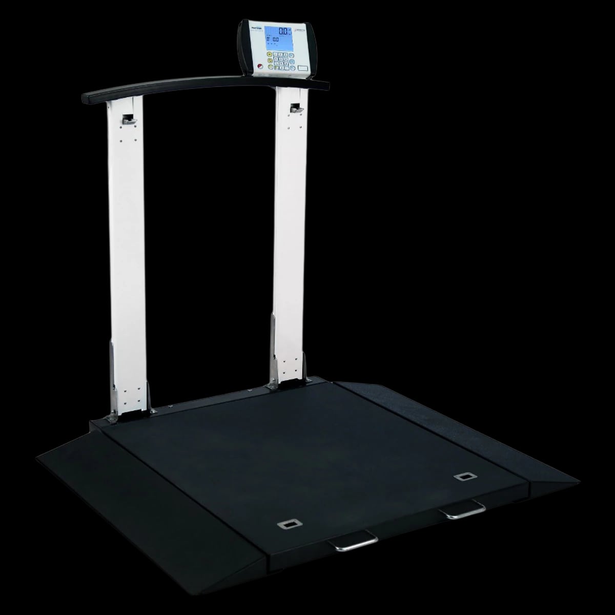 Detecto Portable Wheelchair Scale with Handrail, 1000 lb Capacity, Digital