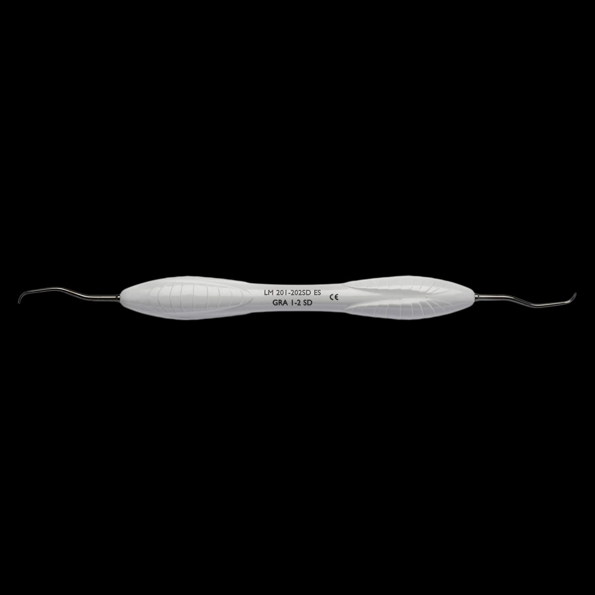 LM Sharpen-Free Standard Gracey 1/2 Curette, Sharp Diamond, ErgoSense Handle, Double-Ended, Each