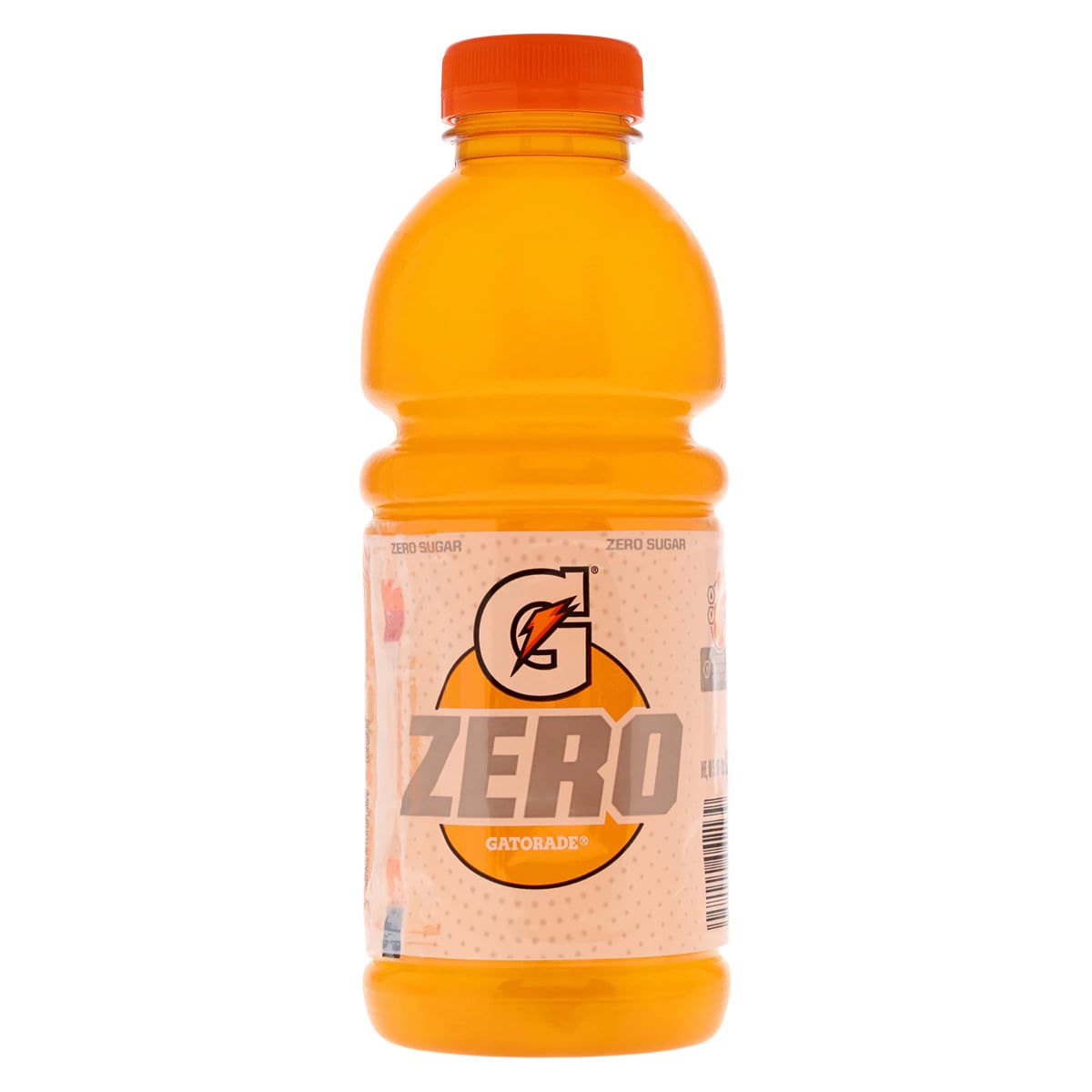 Gatorade G Zero Sports Beverage, Orange, 20 oz Bottle, 24/Case