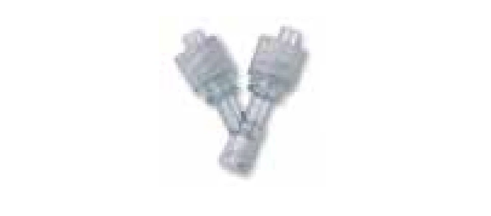 Koru Medical Systems Y-Connector, Low Residual Volume, Sterile, for Infusion Pump Administration Set, 50/Box