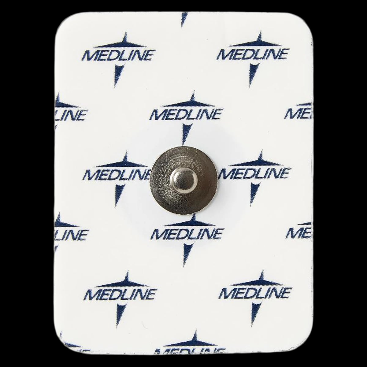 Medline MedGel Monitoring Electrodes, Rectangular Foam, Adhesive Gel, White, 1000/Case