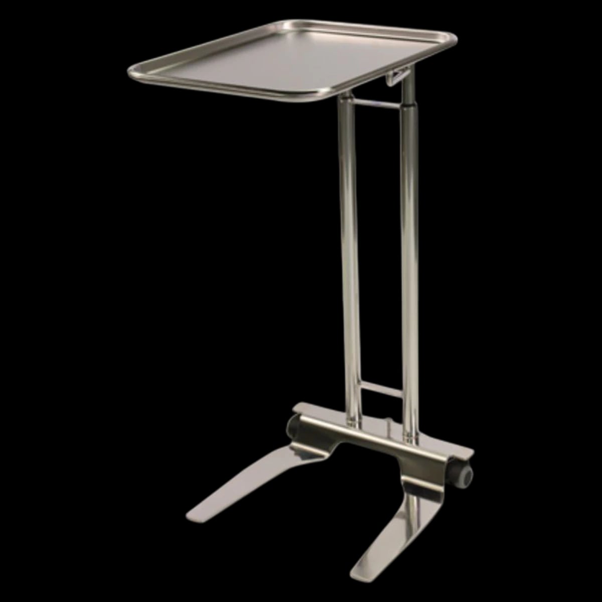 Pedigo Products Stand Mayo Stand, Foot Operated, Stainless Steel, 2" Swivel Casters