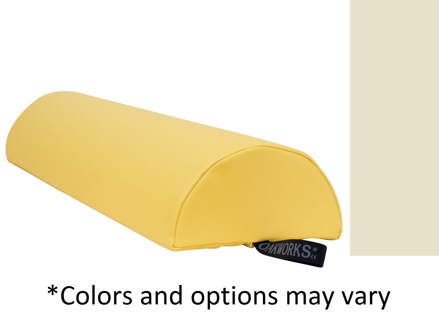 Oakworks Terra Touch Half Round Positioning Bolster, 26" x 6"