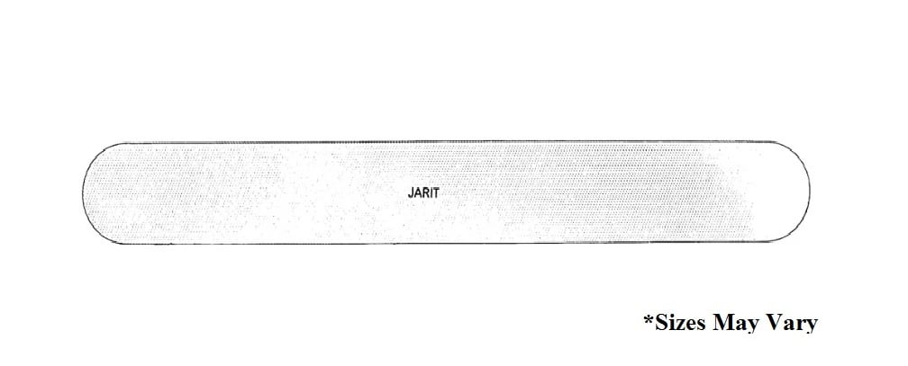 Jarit Davis Surgical Spatula, 7" Length, 1/2" Wide Blade, Reusable, Silver, Each