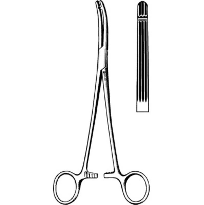 Sklar Heaney-Ballentine Hemostatic Forceps, Straight, 8" Stainless Steel