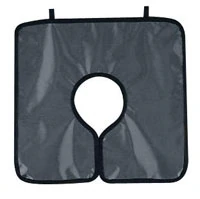 Palmero Cling Shield Pan-A-Cape X-Ray Apron, Adult, Steel Grey, 23.5" x 7.5", 0.3mm Lead Equivalency, No Collar