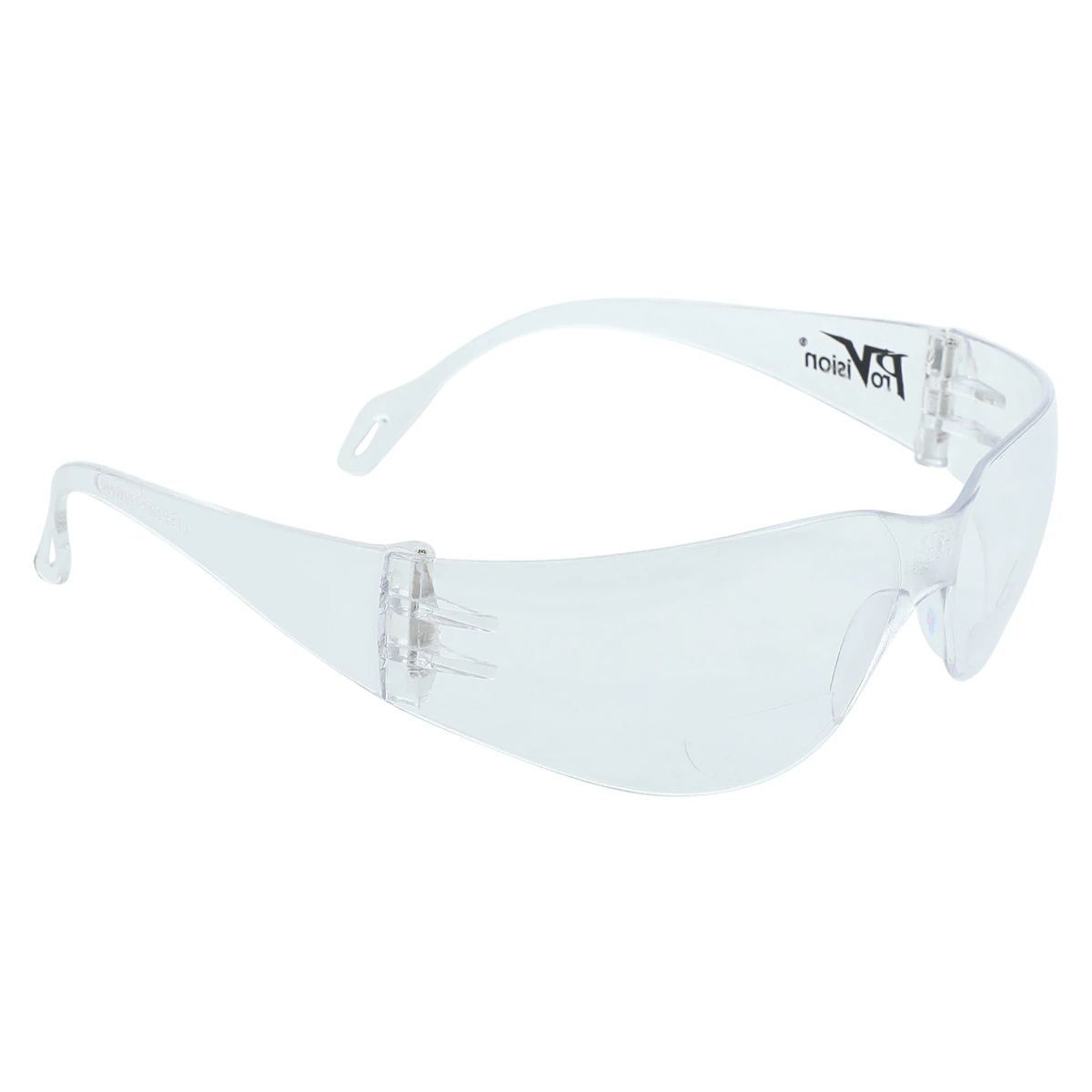 Palmero Cool Wraps Bifocal Safety Eyewear, 1.5 Diopter, Clear Frame & Clear Lens, ANSI Z87.1, 3730B