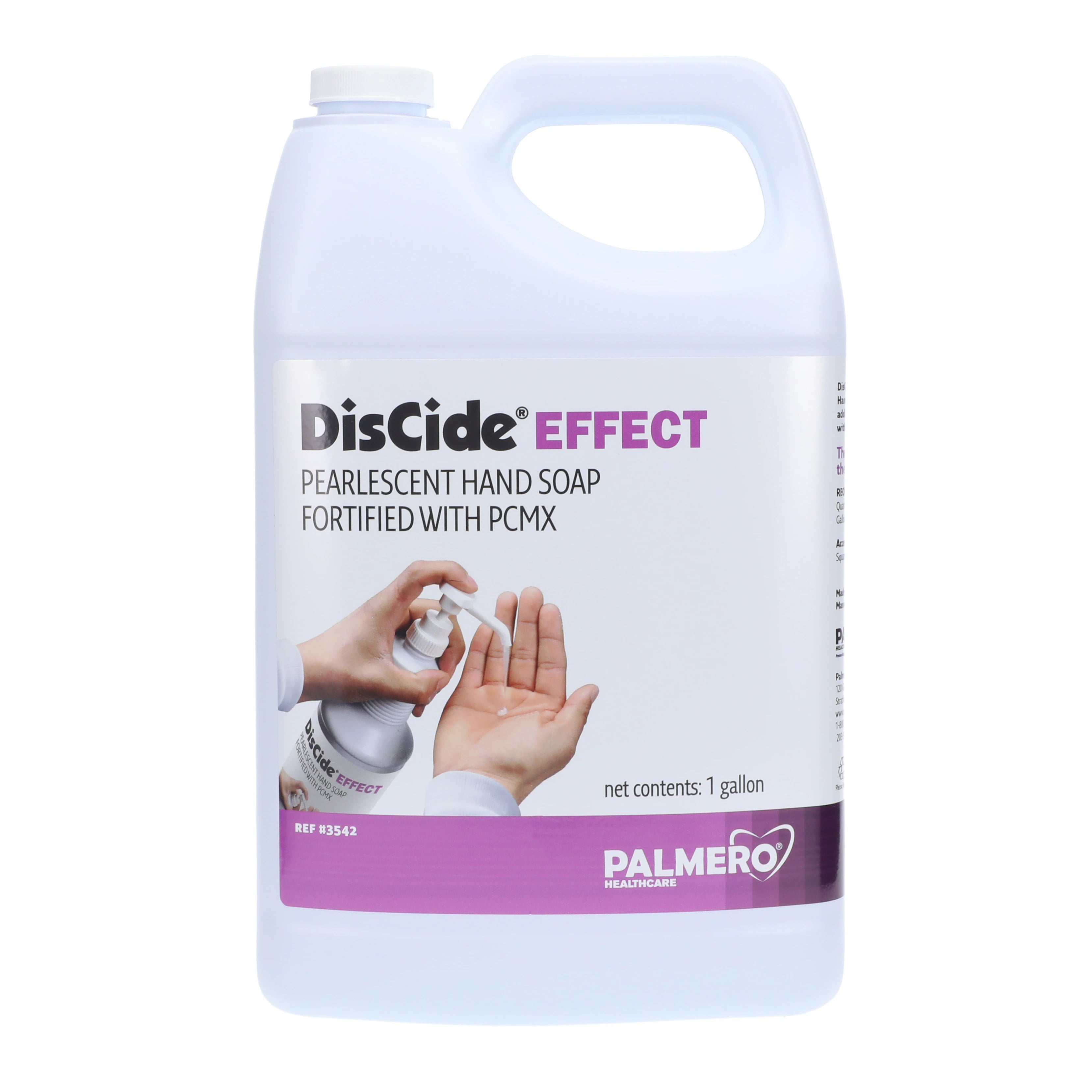 DisCide Effect Professional Hand Asepsis Soap, PCMX Antimicrobial, Fresh Almond, 1 Gallon Refill, 3542