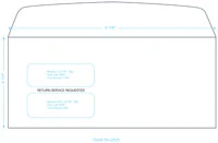 Envelope Dentrix 2 Window S/S, 500/Box