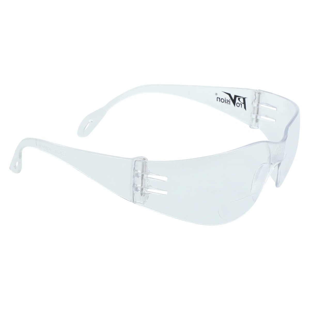 Palmero Cool Wraps Bifocal Safety Eyewear, 2.0 Diopter, Clear Frame/Clear Lens, 1 Pair, 3730C